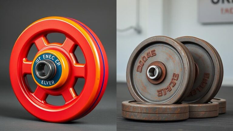 comparing weightlifting plate options