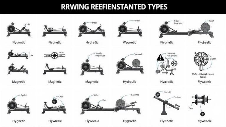 various rowing resistance options